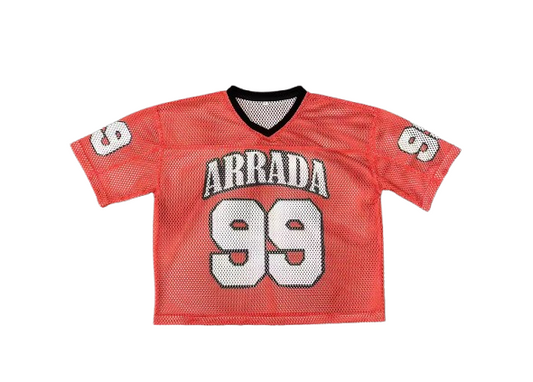 ARRADA OVR-SZ JERSEY CROP TEE